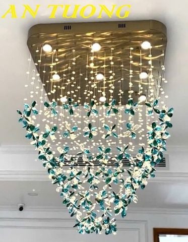  Đèn thả trần pha lê trang trí bàn ăn phòng bếp đẹp 059 