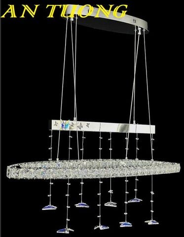 Đèn thả trần pha lê trang trí bàn ăn phòng bếp đẹp