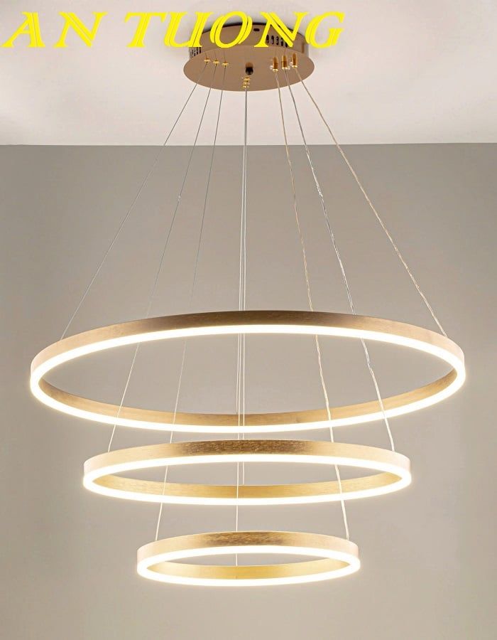 Đèn thả trần trang trí phòng khách ghế sofa đẹp hiện đại 017