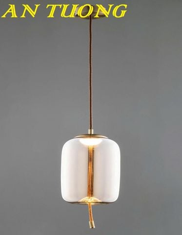 Đèn thả trần thủy tinh trang trí bàn ăn, quầy bar phòng bếp đẹp