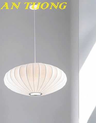  Đèn thả trần trang trí kiểu đèn lồng màu trắng nghệ thuật 0163 