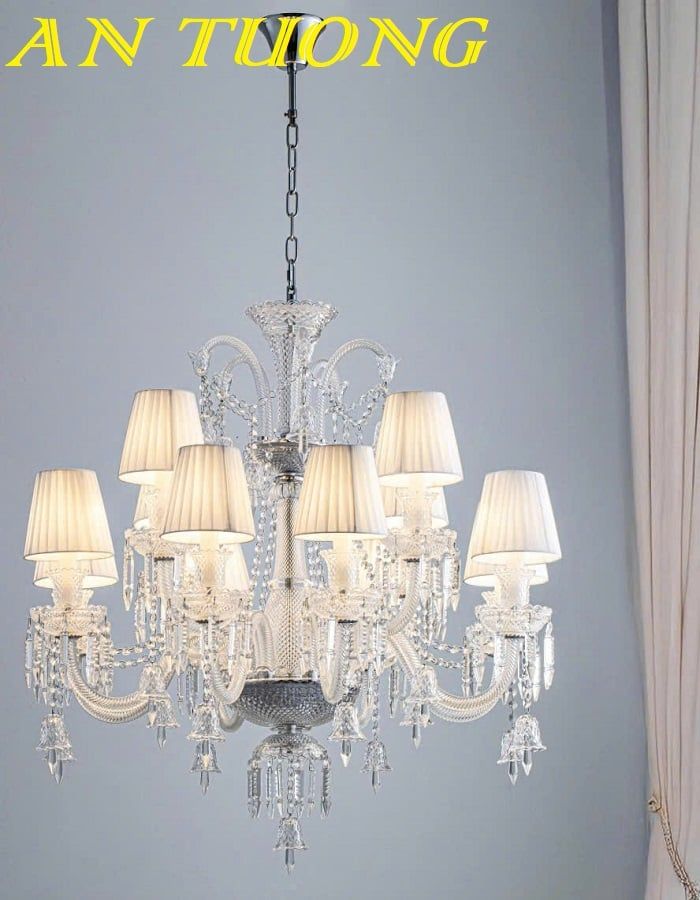 Đèn thả chùm tân cổ điển trang trí phòng khách 0175