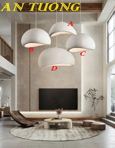  Đèn thả trần wabi sabi trang trí 0237 