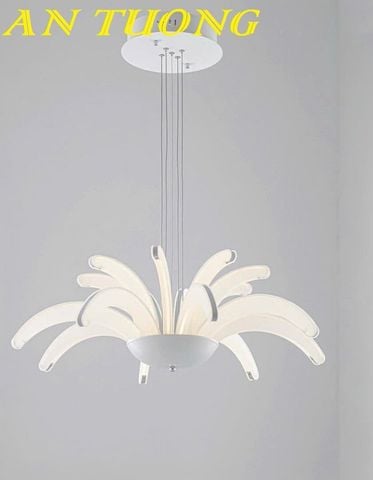  Đèn thả trần trang trí phòng khách căn hộ chung cư 0240 