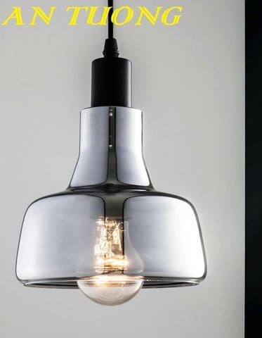  Đèn thả trần chao thủy tinh 1 bóng đơn trang trí 0250 