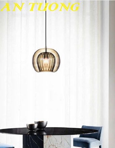  Đèn thả trần trang trí chao thủy tinh 1 bóng đơn 0273 