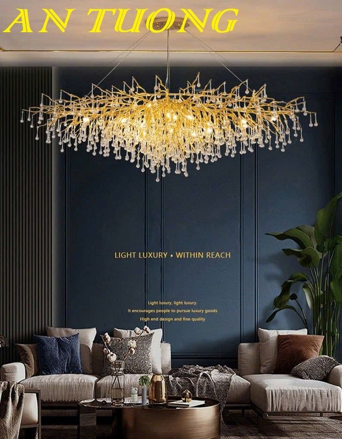 Đèn thả trần trang trí bàn ăn phòng bếp tân cổ điển 0274