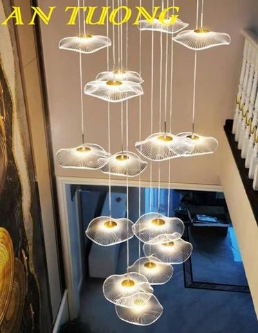  Đèn thả trần trang trí thông tầng cầu thang 0301 