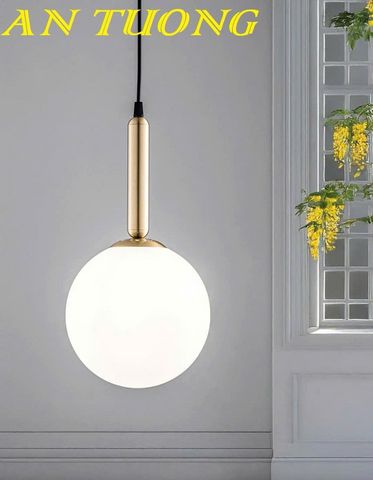  Đèn thả trần tròn thủy tinh trang trí 0303 