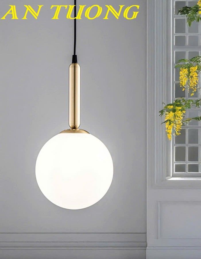 Đèn thả trần tròn thủy tinh trang trí 0303