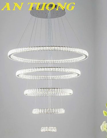  Đèn thả trần trang trí phòng khách thông tầng 0326 