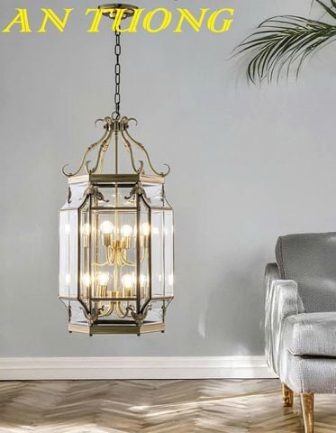  Đèn thả trần cổ điển trang trí mặt tiền mái vòm nhà cổ điển 0335 