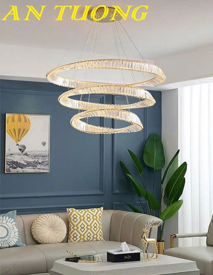 Đèn thả trần trang trí phòng khách đẹp 0336
