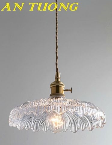  Đèn thả trần thủy tinh trang trí quầy bar bếp 0406 