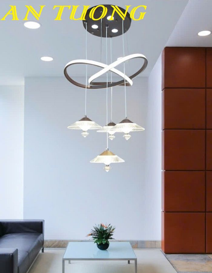 Đèn thả trần trang trí bàn ăn phòng bếp đẹp - hiện đại 005