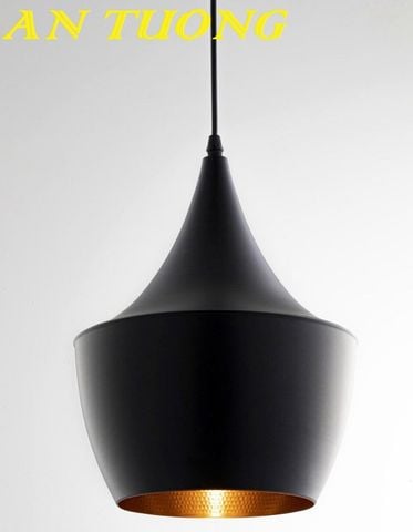  Đèn thả trần trang trí chao màu đen đẹp, hiện đại 005 