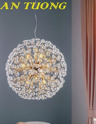  Đèn thả trần trang trí đẹp pha lê lấp lánh 0105 
