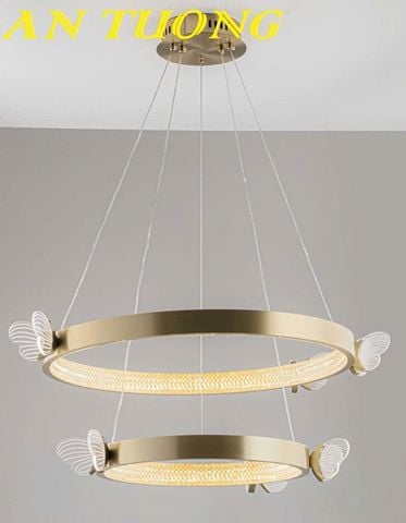  Đèn thả trang trí phòng khách căn hộ chung cư đẹp 0114 