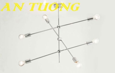  Đèn thả trang trí phòng khách căn hộ chung cư đẹp đơn giản 0122 