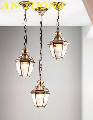  Đèn thả trần cổ điển trang trí mái hiên, mái kính, mái vòm ban công 0130 
