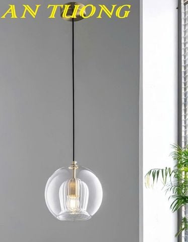  Đèn thả trần thủy tinh trang trí bàn ăn phòng bếp đẹp 0158 