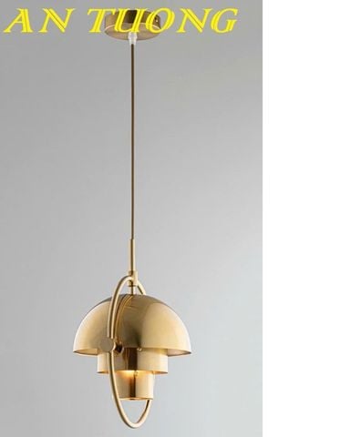  Đèn thả trần trang trí màu vàng nghệ thuật 0161 