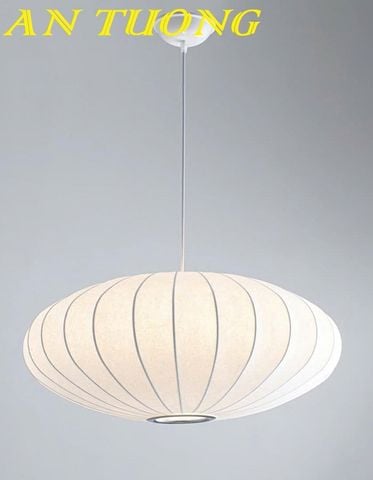  Đèn thả trần trang trí kiểu đèn lồng màu trắng nghệ thuật 0163 