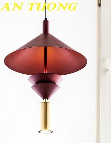  Đèn thả trần trang trí chao hình nón nghệ thuật 0164 