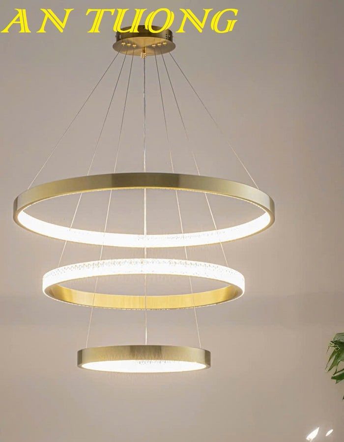 Đèn thả trần trang trí phòng khách đẹp LED hiện đại 0167