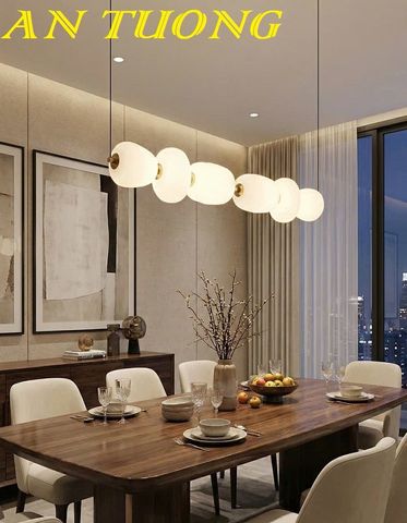  Đèn thả bàn ăn trang trí phòng bếp đẹp phong cách nhật bản 054 
