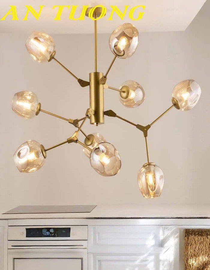 Đèn thả chùm phòng khách hiện đại trang trí đẹp 076