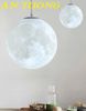 Đèn thả trần trang trí hình tròn kiểu mặt trăng 001