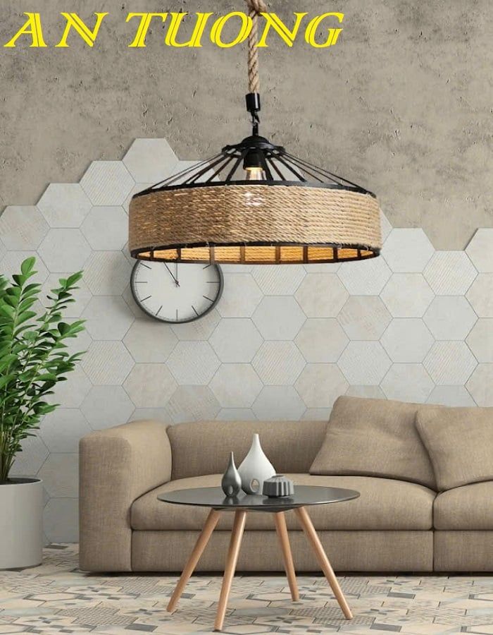 Đèn thả trang trí quán cafe đẹp treo trần 002