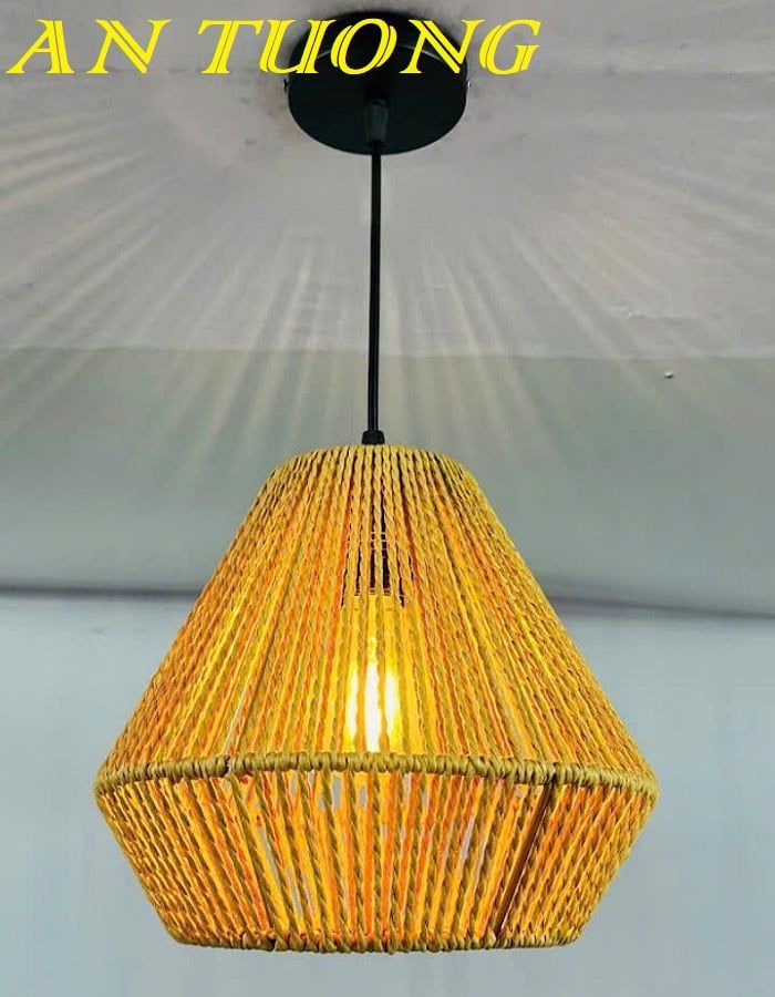 Đèn thả trang trí quán cafe đẹp treo trần 014