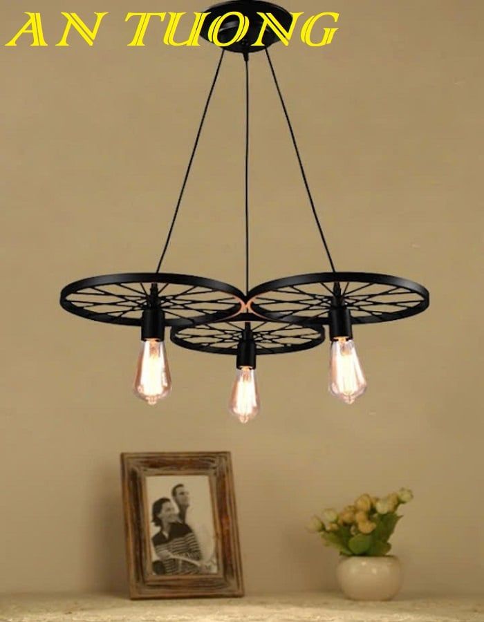 Đèn thả trang trí quán cafe đẹp treo trần 022