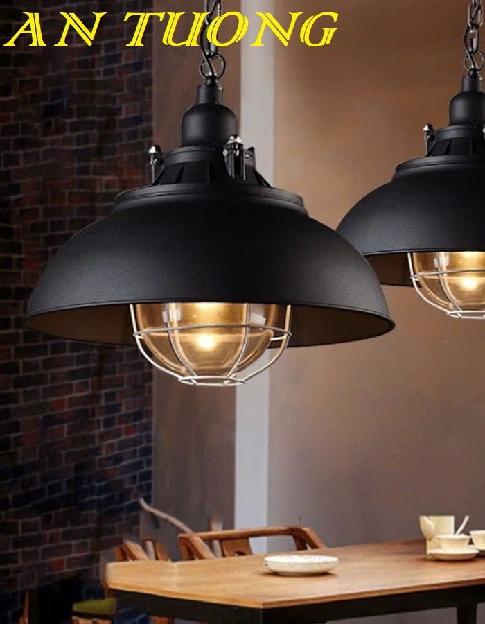 Đèn thả trang trí quán cafe đẹp treo trần 028