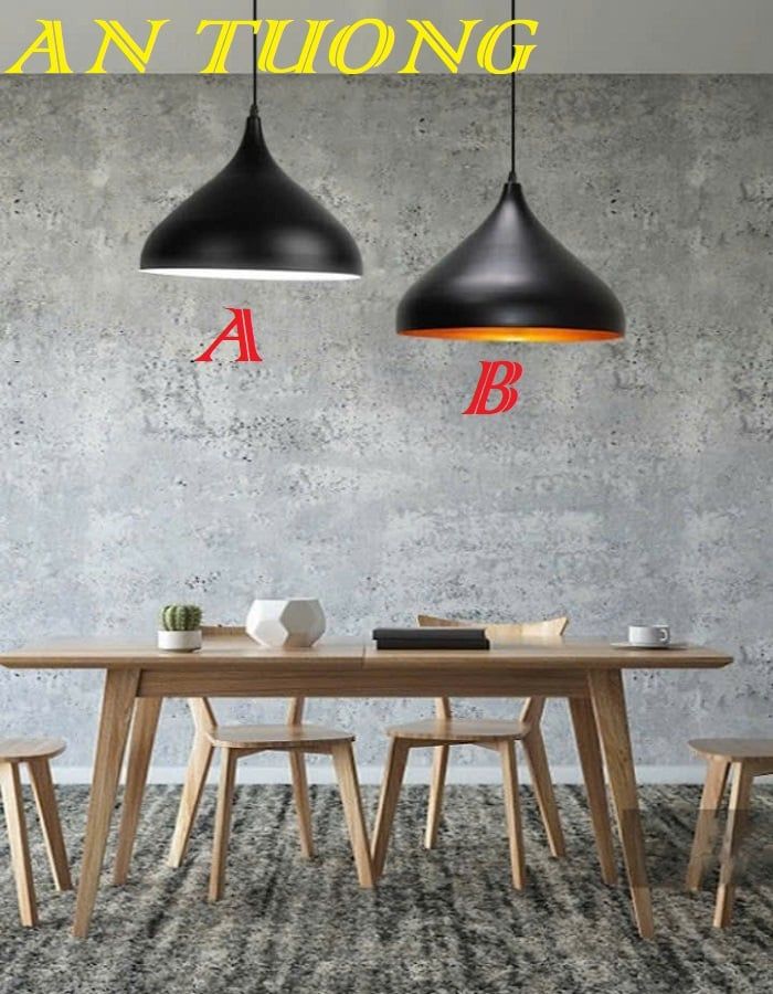 Đèn thả trang trí quán cafe đẹp treo trần 035