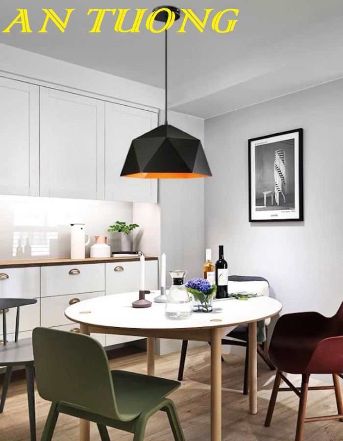 Đèn thả trang trí quán cafe đẹp treo trần 036