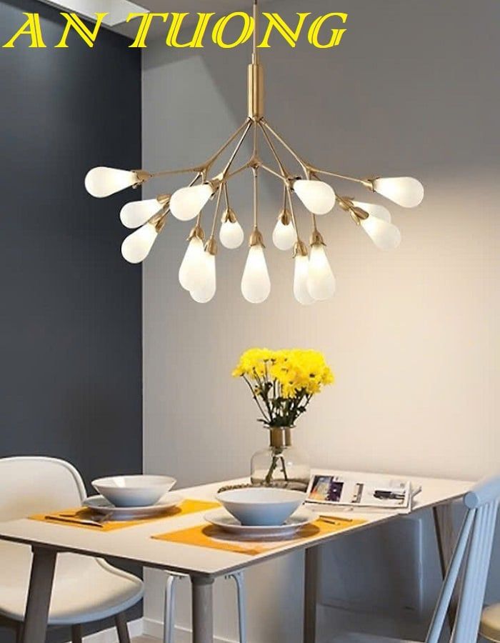 Đèn thả trang trí bàn ăn phòng bếp đẹp treo trần 065
