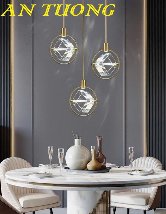 Đèn thả trang trí bàn ăn phòng bếp đẹp treo trần 075