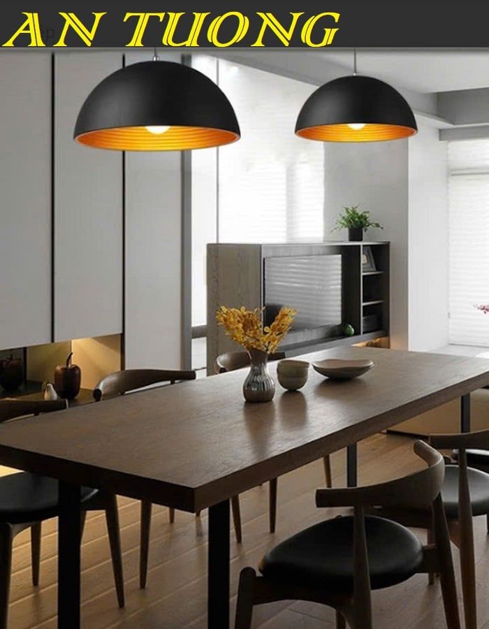Đèn thả trang trí bàn ăn phòng bếp đẹp treo trần 088