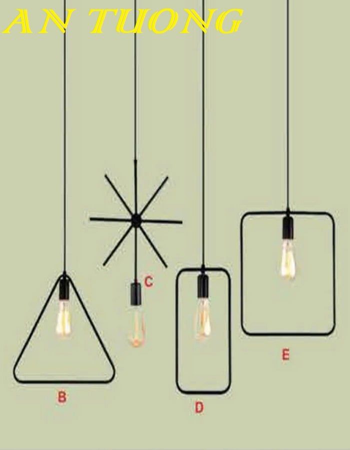 Đèn thả trang trí bàn ăn phòng bếp đẹp treo trần 091