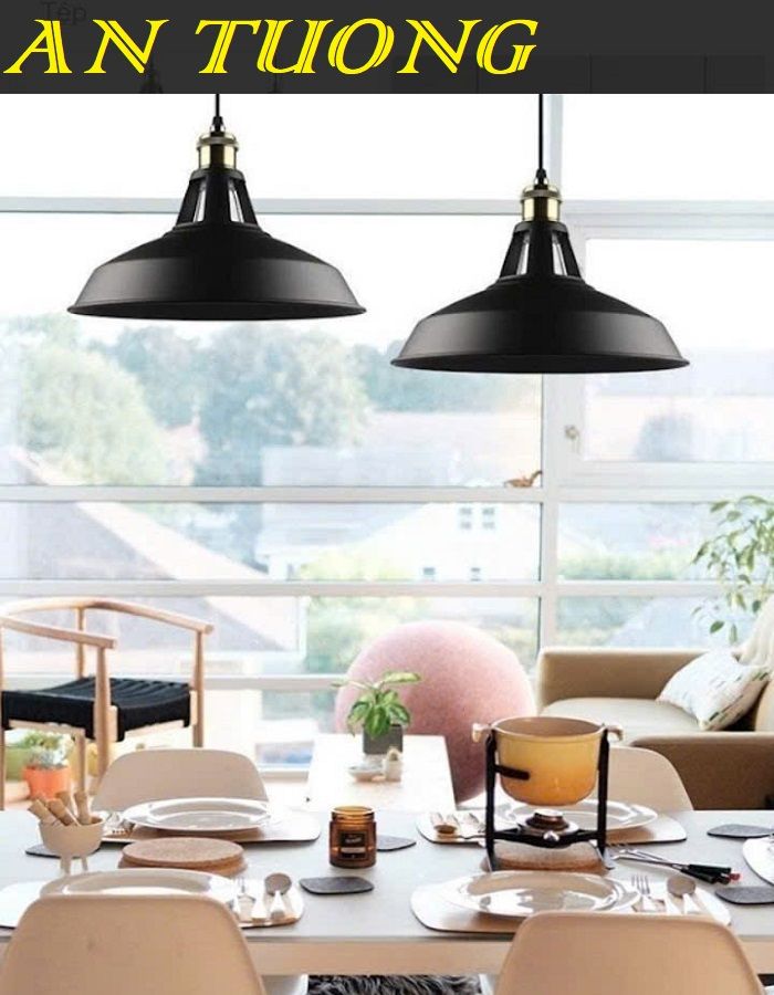 Đèn thả trang trí bàn ăn phòng bếp đẹp treo trần 095