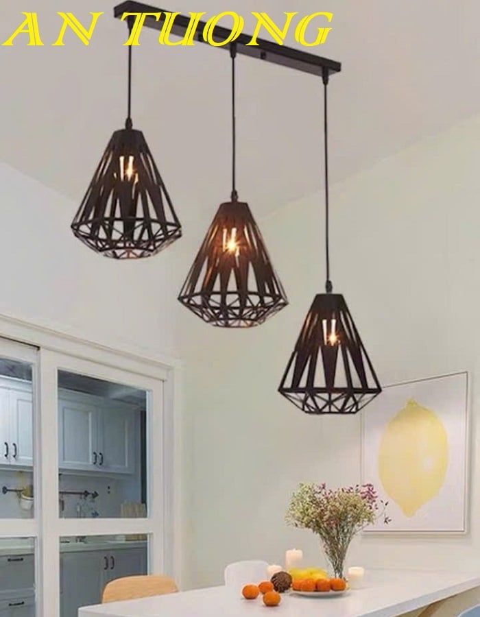 Đèn thả trang trí bàn ăn phòng bếp đẹp treo trần 0103