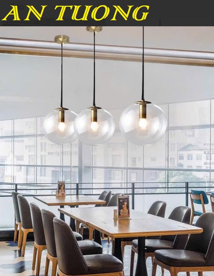 Đèn thả trang trí bàn ăn phòng bếp đẹp treo trần 0106