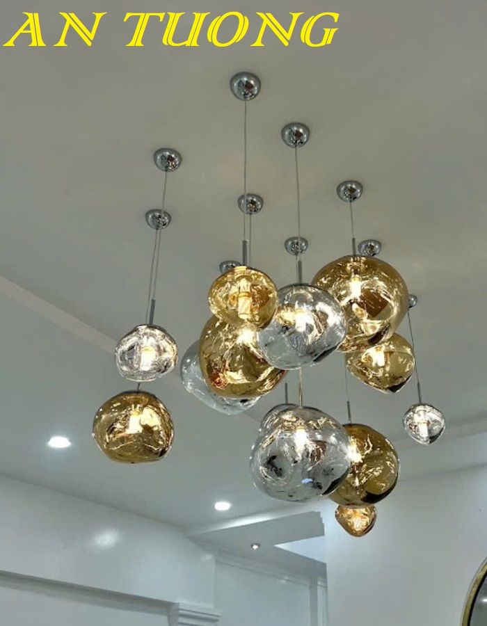 Đèn thả trang trí bàn ăn phòng bếp đẹp treo trần 0108