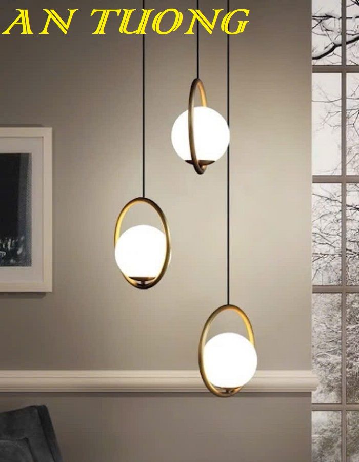 Đèn thả trang trí bàn ăn phòng bếp đẹp treo trần 0116