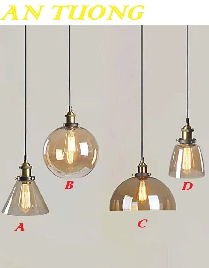 Đèn thả trang trí bàn ăn phòng bếp đẹp treo trần 0139