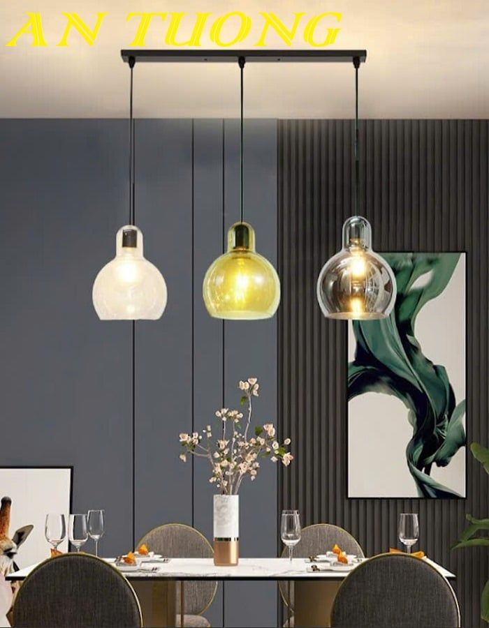 Đèn thả trang trí bàn ăn phòng bếp đẹp treo trần 0144