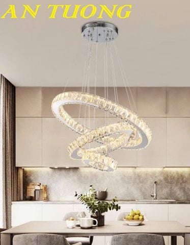 Đèn thả trang trí phòng khách đẹp đơn giản hiện đại